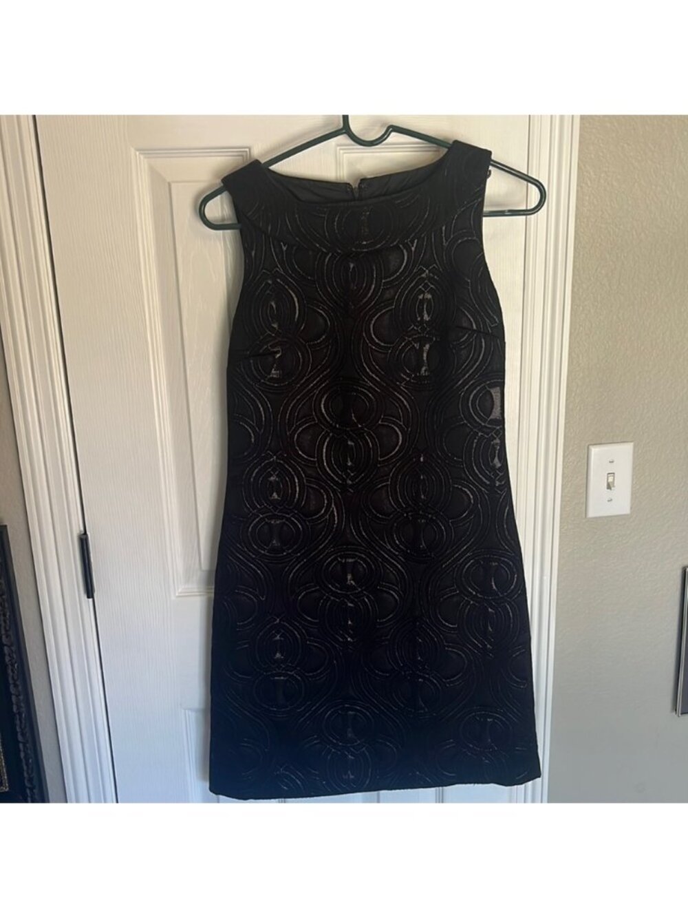 Black mini dress